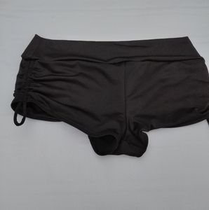 Victoria's secret 'Pink'  black workout drawstring shorts